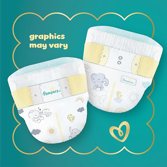 Pampers Swaddlers Diapers, Size 8 (30+ lbs), 38 Count, Absorbent, Keeps Baby Dry and Comfortable, Skin Safe Disposable Baby Diaper (Packaging May Vary)