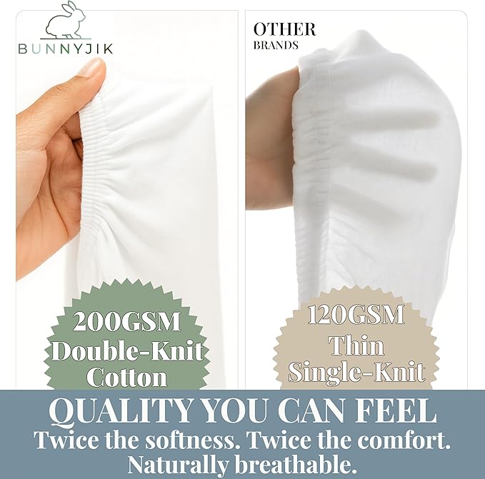 GOTS Organic Bedside Bassinet Sheets 33x20 for Maxi COSI Iora, Cowiewie, Baby Delight, Mika Micky, Ronbei, Koola Baby Bond, Kidsclub, Luxury Turkish Cotton - Rectangle 32x19-33x20