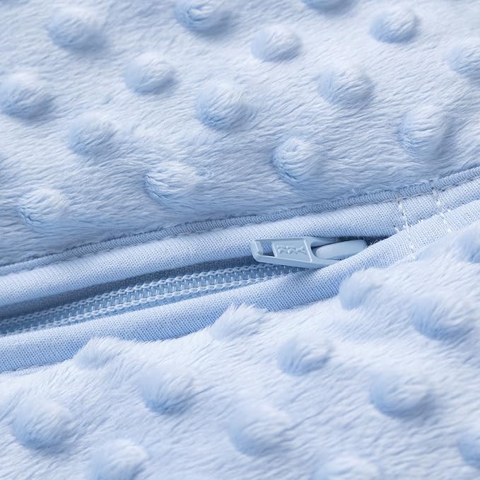 BABYINABAG Very Warm 2.5 Tog Quilted Winter Model Baby Sleep Bag or Sack, Plush Minky Dot for Infants and Toddlers