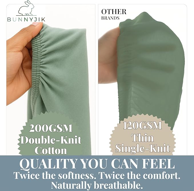 GOTS Organic Bedside Bassinet Sheets 33x20 for Maxi COSI Iora, Cowiewie, Baby Delight, Mika Micky, Ronbei, Koola Baby Bond, Kidsclub, Luxury Turkish Cotton - Rectangle 32x19-33x20