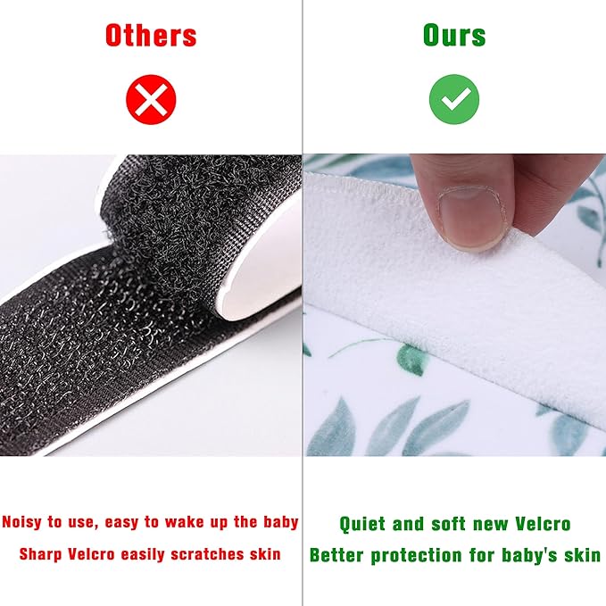 BSTOPPT Newborn Sleep Sack Baby Swaddle,Swaddle me 0-3 Month,3-Way Adjustable Wearable Blanket,100% Rayon Cotton Swaddling Sleeping Bag，TOG 0.5 (Leaf, 0-3 Months)