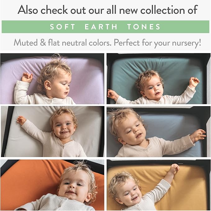 Bedside Sleeper Bassinet Sheets for 32 x 19 Inch Mattress Pad – Compatible with Ronbei, Pamobabe, Nordmiex Bassinet – 100% Jersey Cotton – Farm Animals – 2 Pack