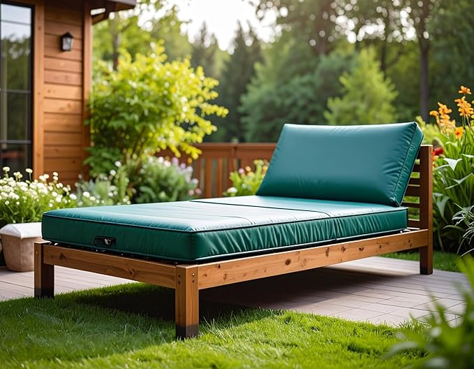 Mielmoon Cooling Gel Waterproof Foam Mattress Premium Medium Firm Plush,Vinyl noisless, Easy to Clean Made in USA Comfortable for Outdoors-Indoors (7 Inch, Full)