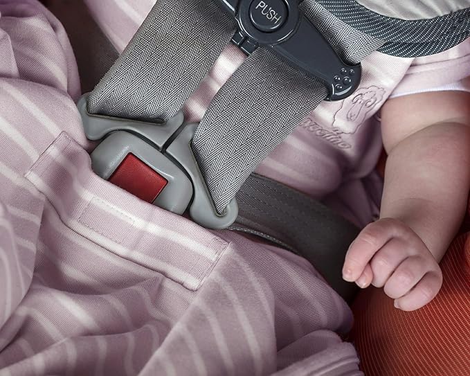 Woolino Merino Wool & Organic Cotton Baby Sleep Sack 2-24 Months – Ultimate 4-Season Baby Sleeping Bag, Universal Size Wearable Blanket, 2-Way Zipper & Adjustable Fit, Year-Round Use – Lilac