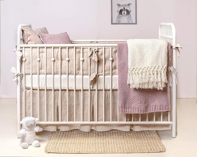 Crib Fitted Sheet by Pure Bamboo, Genuine 100% Organic Viscose Derived from Bamboo, Luxuriously Soft, Ultimate Cooling, Fits Standard Size Crib Mattress (Charcoal)