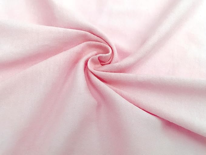 American Baby Company 2 Pack Fitted Crib Sheets 52" x 28" - Ultra Soft Microfiber Crib and Toddler Bed Sheets, White/Pink, Neutral for Boys & Girls