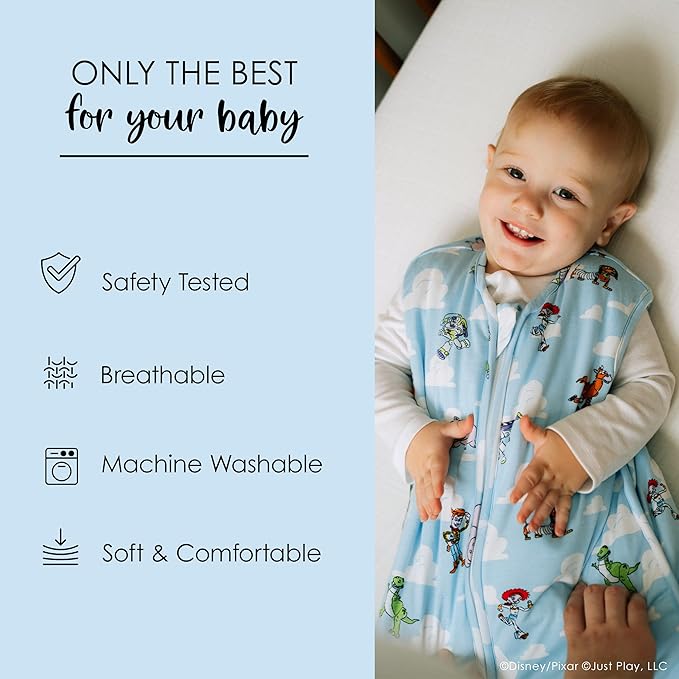 Milk Snob Disney Baby Sleeping Sack, Sleeveless Sleep Bag and Wearable Zip Up Blanket for Girl and Boy, Newborn Infant Shower
