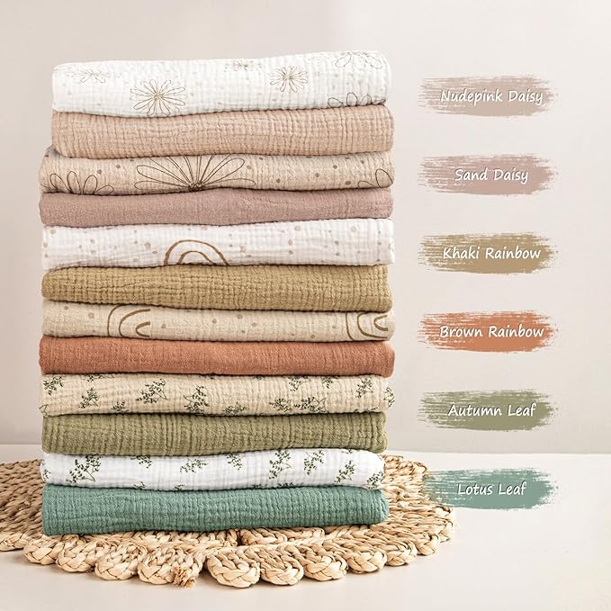 lulumoon Muslin Bassinet Sheets Baby: Cotton Bedside Sleeper Bassinet Sheets Fitted for Boys and Girls