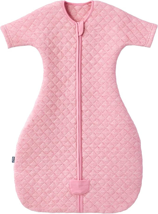 HALO Easy Transition Sleepsack Wearable Blanket, TOG 1.5, Heather Pink, Small