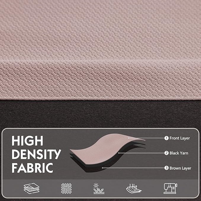 FMFUNCTEX 100% Blackout Curtains for Bedroom, Blush Pink Curtains 90 Inches Long Textured Thermal Insulated Curtains for Living Room Drapes, Black Out Drapery Grommet Room Darkening 2 Panels