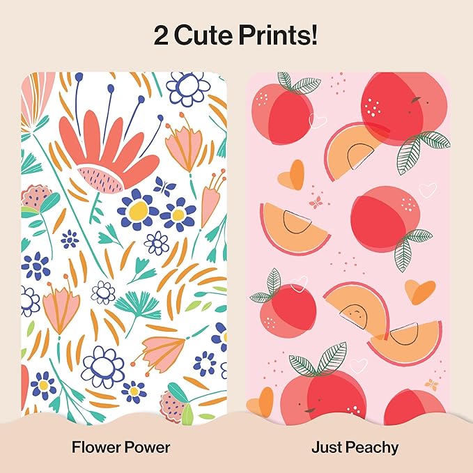 The Honest Company Comfort Dry Disposable Diapers for Sensitive Skin, Hypoallergenic, Fragrance-Free, Just Peachy + Flower Power, Club Box, Size 3 (16-28 lbs), 62 Count
