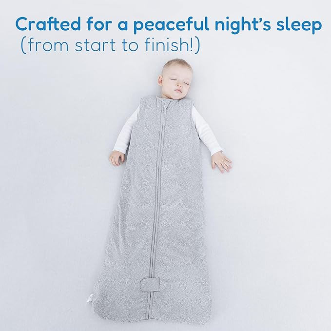 TotAha Baby Sleep Sack 6-12 Months, Soft, Warm, Winter 1.0 TOG Wearable Blanket Baby Sleeping Bag with 2-Way Safe Zippers