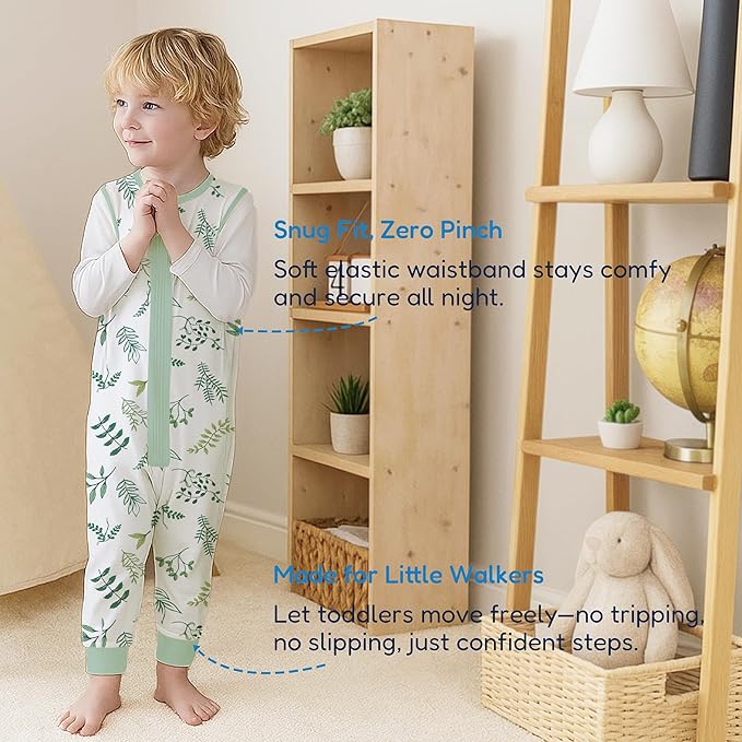 TotAha Toddler Sleep Sack with Legs, 0.5 TOG Light and Soft Baby Sleeping Bag, Walker Sleep Sack for Babies 12-24M, 2T-3T