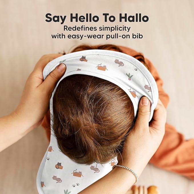 8-Pack Baby Bibs for Boys, Girls - Pullover Bibs for Drooling Teething Baby Girl & Boy Toddler, Newborn, Soft & Absorbent, Cute Colors, Large Torso Coverage Keep Infant Clean & Dry (Pets & Paws)