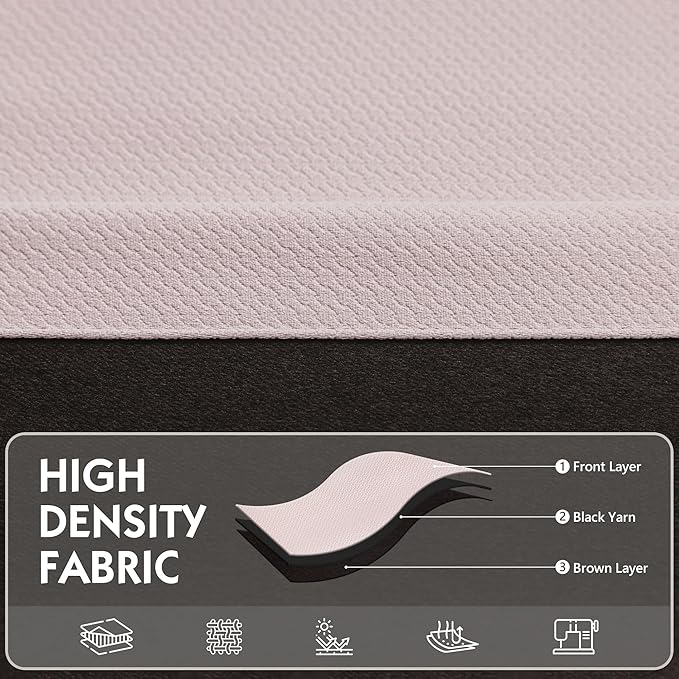 FMFUNCTEX 100% Blackout Curtains for Bedroom, Pale Pink Curtains 90 Inches Long Textured Thermal Insulated Curtains for Living Room Drapes, Black Out Drapery Grommet Room Darkening 2 Panels