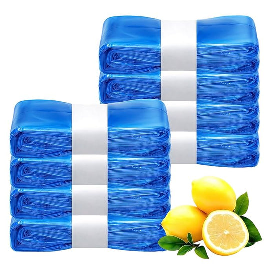 GDLVDI HOME Compatible with Diaper Genie Pails Diaper Pail Refills | 8 Pack Lemon-Scent Continuous Liner Refills for Baby Diaper Pails | Durable Leak-Resistant Odor-Blocking Rolls | Easy Cut & Tie