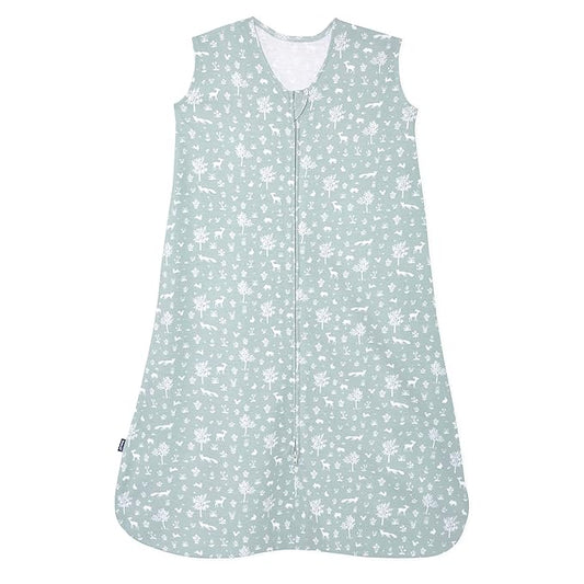 HALO SleepSack, 100% Cotton Wearable Blanket, Swaddle Transition Sleeping Bag, TOG 0.5, Sage Woodland, X-Large, 18-24 Months