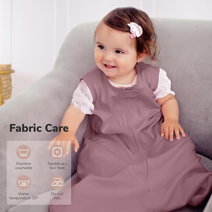 Mama Cheetah Baby Sleep Sack 1.0 TOG, Organic Cotton Baby Wearable Blanket with Two-Way Zipper, Swaddle Transition Baby Sleeping Bag for Newborn Infant Toddler Boy Girl, 0-3 Months