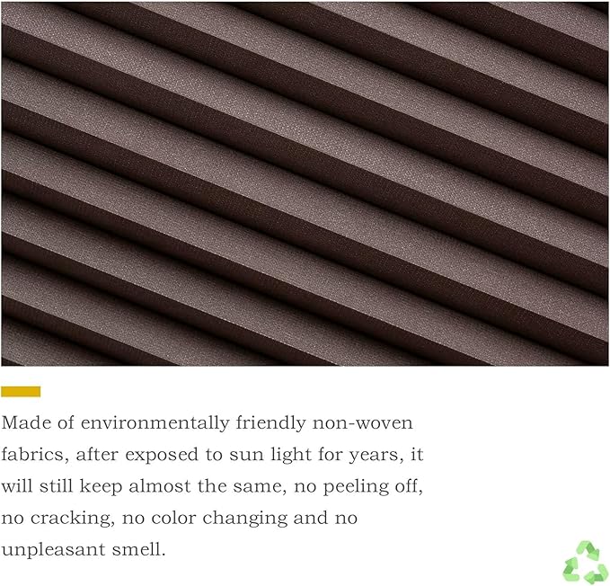 MYshade Cordless Blackout Cellular Shades for Windows, Honeycomb Window Shades with Thermal Insulation, Child & Pet Safe Room Darkening Shade, Easy Install, 44" W x 48" H, Taupe