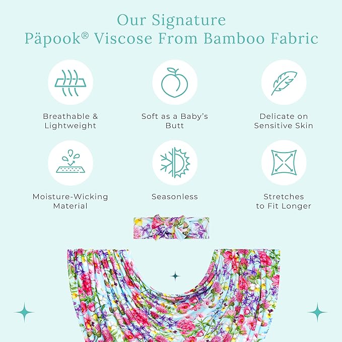 Posh Peanut Soft Baby Swaddle & Headband Set – Viscose from Bamboo Newborn Wrap Receiving Blanket, Nursing or Stroller Cover (Hadley