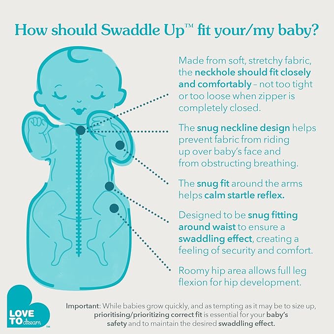 Love to Dream Swaddle UP, Baby Sleep Sack, Self-Soothing Swaddles for Newborns, Get Longer Sleep, Snug Fit Helps Calm Startle Reflex, New Born Essentials for Baby, 1.0 TOG, 5-8.5 lbs, Coral
