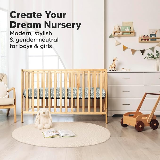 KeaBabies 2-Pack Muslin Crib Sheets for Boys, Girls - 100% Organic Cotton Fitted Baby Crib Mattress Sheet, Soft Breathable Standard Toddler Bed Cover Bedding Set, Neutral, Durable 52x28 (Nordic)