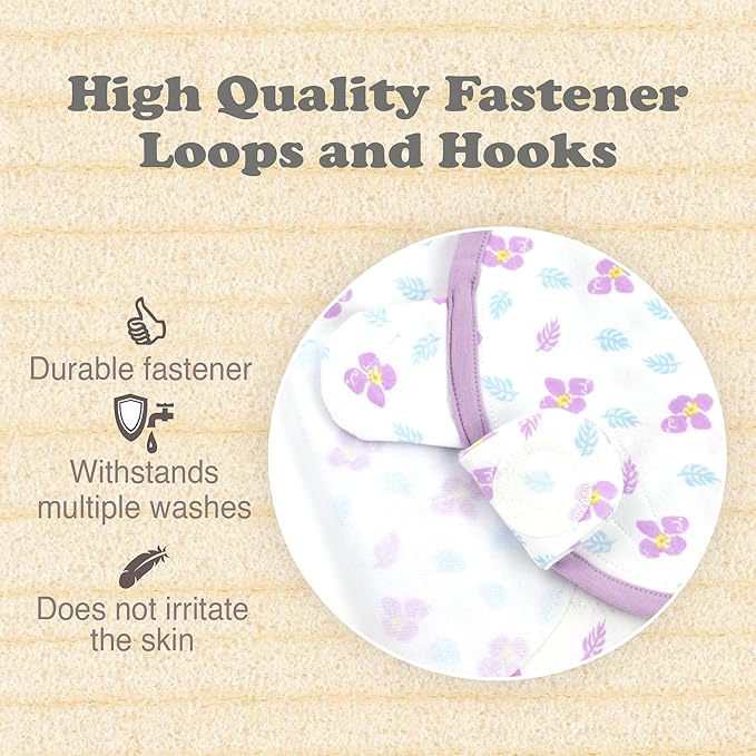 Bublo Baby Swaddles for Newborns – 3-Pack Infant Swaddles 0-3 Months – Adjustable Swaddle Sleep Sack – Soft Organic Cotton Baby Wrap for Safe & Cozy Sleep