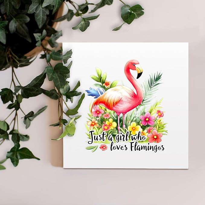 Flamingo Decor Wooden Box Sign Decorative, Home Room Desk Decorations For Teens Teenage Girls Age 8-12, Flamingo Lovers Themed Gifts Stuff Accessories Things Merchandise Items!