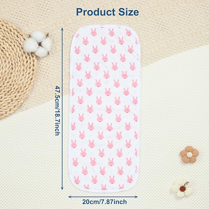 Hakochia Burp Cloths for Baby Boy & Girl Organic Cotton Large Unisex Burp Clothes Extra Absorbent Soft Neutral Burping Rags Spit Up Cloth Sets for Newborns 8 Pack