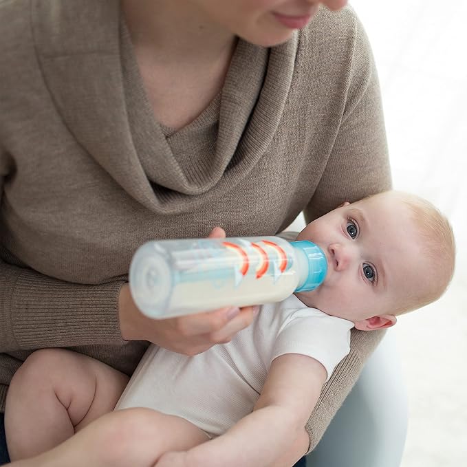 Dr. Brown's Options+ Narrow Bottle to Sippy Baby Bottle Start Kit, Single, Blue, 8 Ounce (Pack of 2)