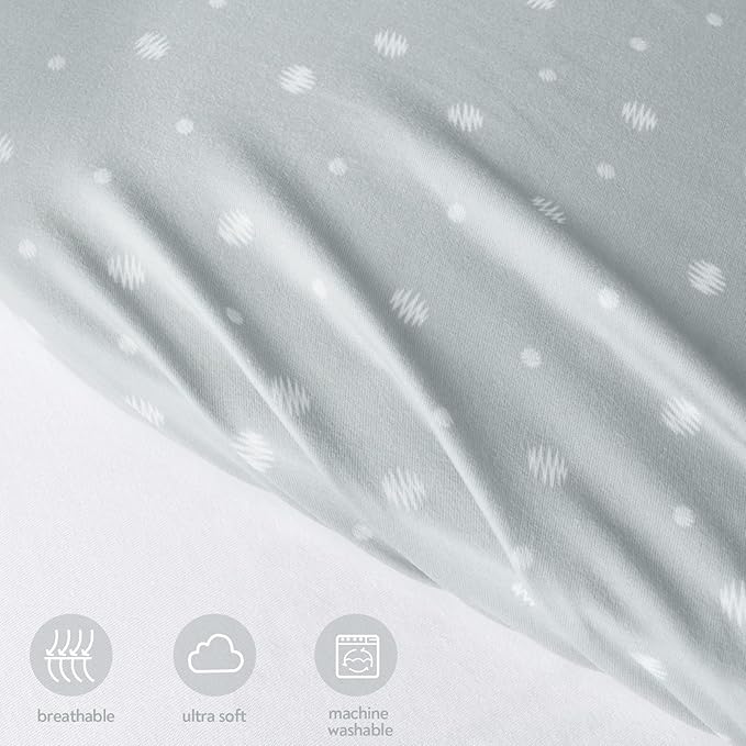 Bassinet Sheets - Fit for Airclub, Milliard, AMKE 3 in 1 (35" x 21"), Besrey, GoFirst, Dream On Me Traveler, Bellababy, MiClassic, Evolur Stellar Bassinet Bedside Sleeper, Ultra Soft & Super Stretchy