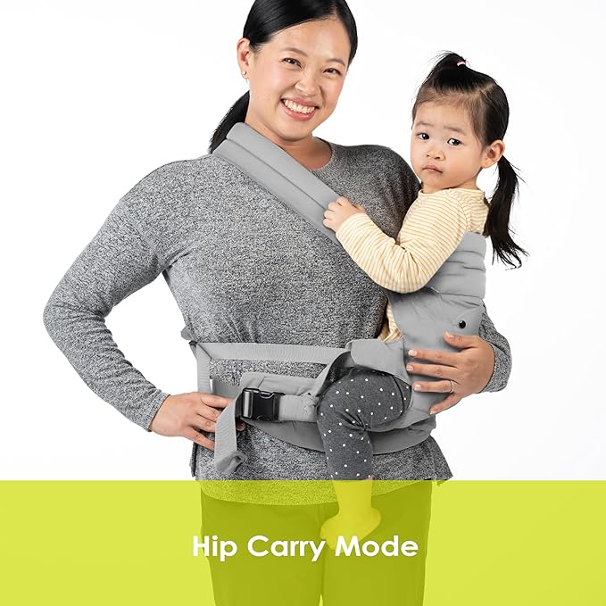 Baby Trend Caleo 3‑in‑1 Newborn Carrier, Snuggle Midnight – 100% Cotton, Machine Washable, Lumbar Support & Built‑in Sun Hood