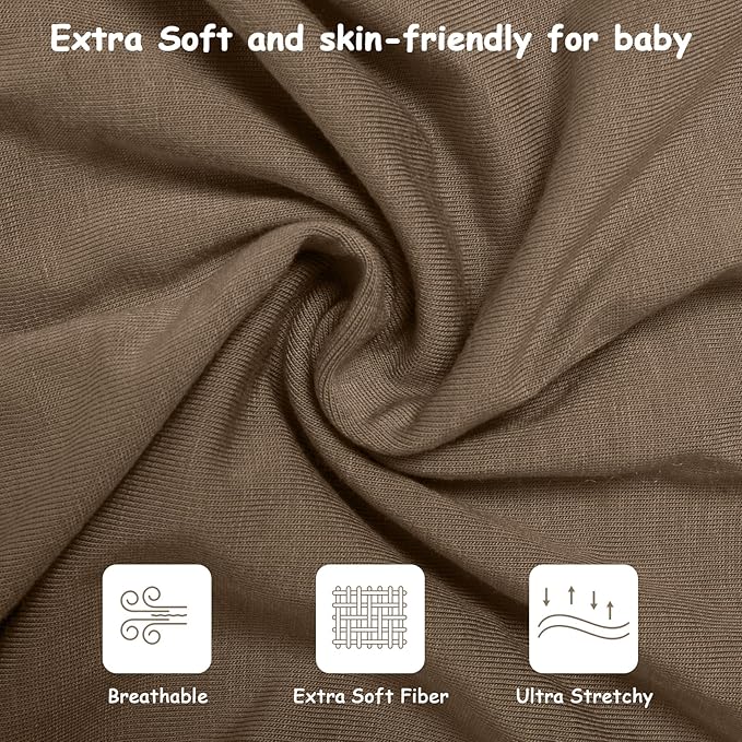 MEXXI Swaddle Baby Sleep Sack with Arms Up, Baby Transitional Swaddle with Double Zipper, 0.5 TOG, 8-13 lbs, M