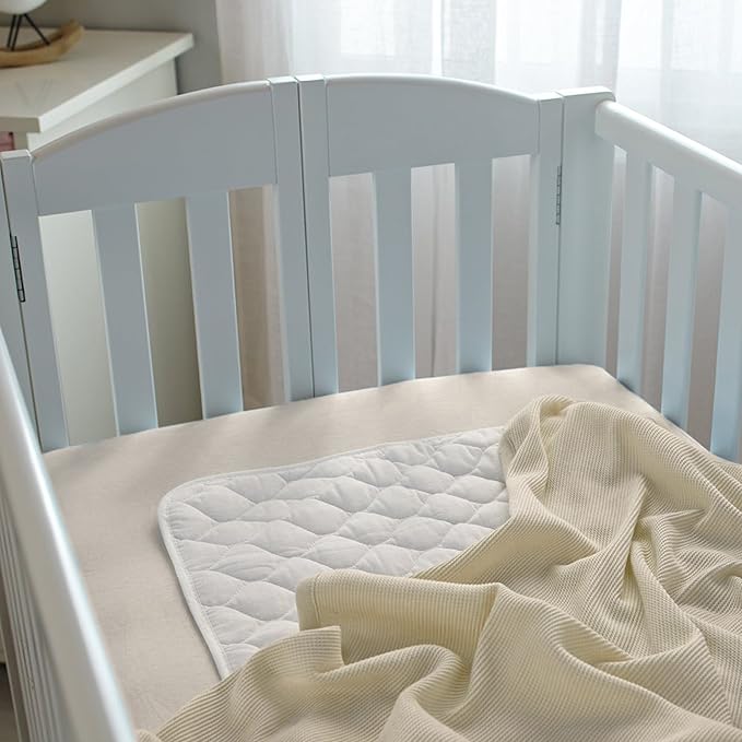 American Baby Company 2 Pack 100% Natural Cotton Fitted Mini Crib Sheets 38" x 24" - Soft & Breathable Small Nesting Portable Sheets, Fits Pack N Play Mattresses, Cream, for Boys & Girls