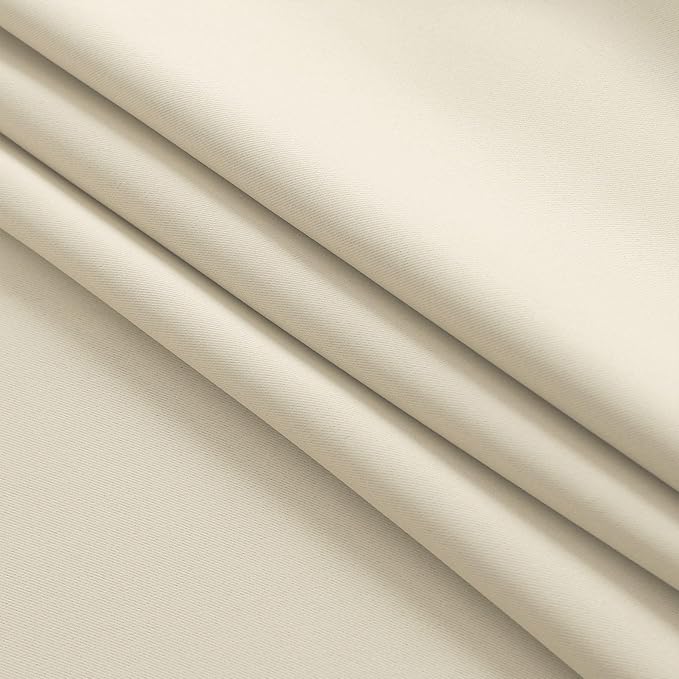 Extra Long Blackout Curtains - 2 Story High Living Room Drapes - Tall Curtains for High Ceiling or Long Window - 144 156 168 192 204 216 240 Inch 12ft-20ft Length(1 Panel,Beige, 100″x228″)
