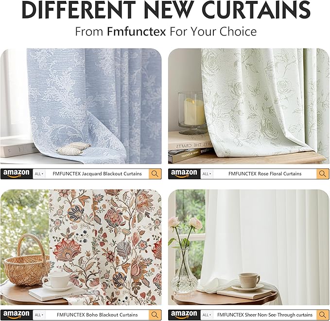 FMFUNCTEX 100% Beige Blackout Curtains for Living Room, Cream Weave Textured Curtains 108 Inches Long Thermal Insulated Curtain for Bedroom, Farmhouse Drapes Grommet Room Darkening 2 Panels