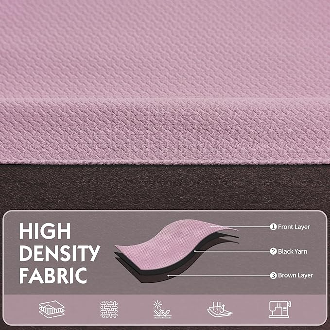 FMFUNCTEX 100% Blackout Curtains for Bedroom, Blush Pink Curtains 84 Inches Long Textured Thermal Insulated Curtains for Girls Room Drapes, Black Out Drapery Grommet Living Room Darkening 2 Panels