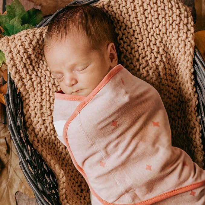 GLLQUEN BABY 3-Pack Baby Swaddle Sleep Sacks with Zipper for Newborn - Baby Swaddles 0-3 Months, Infant Swaddling Sack, Rainbow & Sun, Swaddles Blanket Wrap (Small/Medium)