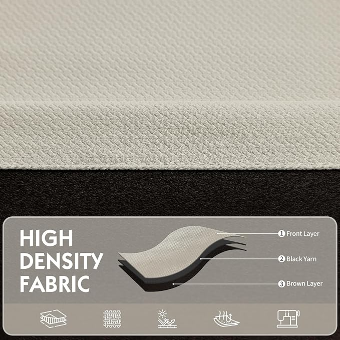 FMFUNCTEX 100% Beige Blackout Curtains for Bedroom, Cream Weave Textured Curtains 63 Inch Length Thermal Insulated Curtains for Living Room, Farmhouse Drapes Grommet Room Darkening 2 Panels