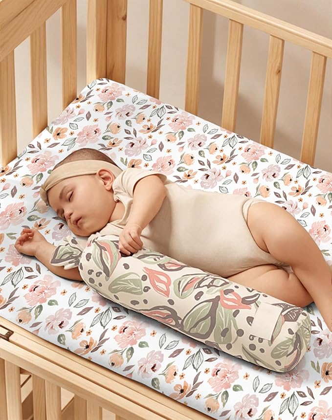 Pack and Play Sheets 2 Pack, Fitted Jersey Knit Mini Crib Sheets for Baby Boys and Girls, Compatible with Graco Pack N Play and Mini Crib Mattress (Elephant Dream, Pack N Play/Mini Crib Sheets)