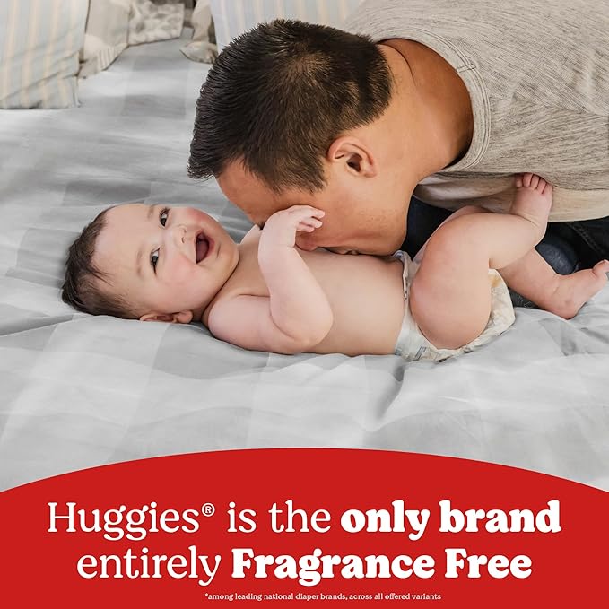 Huggies Size 5 Diapers, Little Snugglers Baby Diapers, Size 5 (27+ lbs), 104 Count