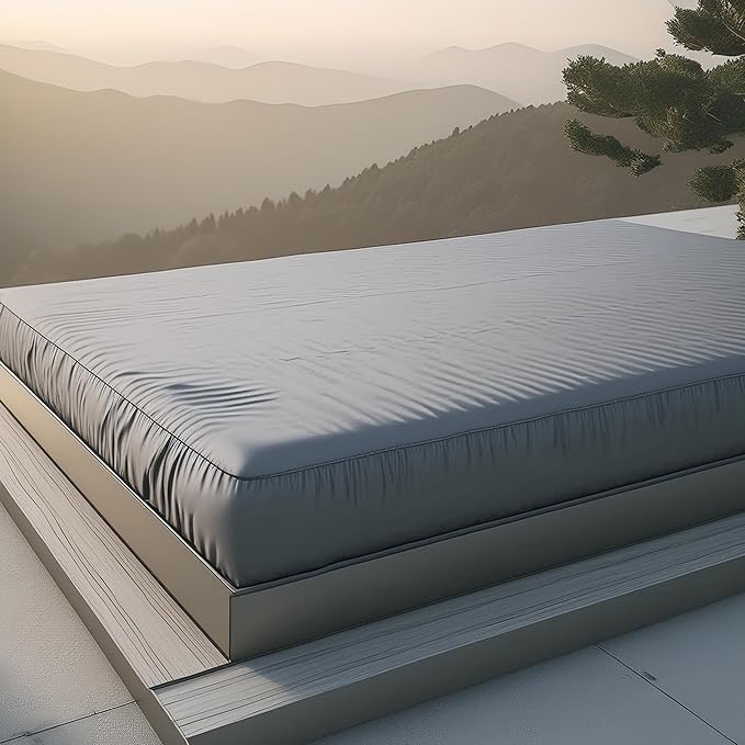 Urine & Waterproof Mattress Bedwetting Medium Plush Mattress Double Soft noiseless Vinyl Cover, Pressure Relief & Cooler Sleep Hospital Bed Mattress,rv Camper (7" Thickness, Twin XL)