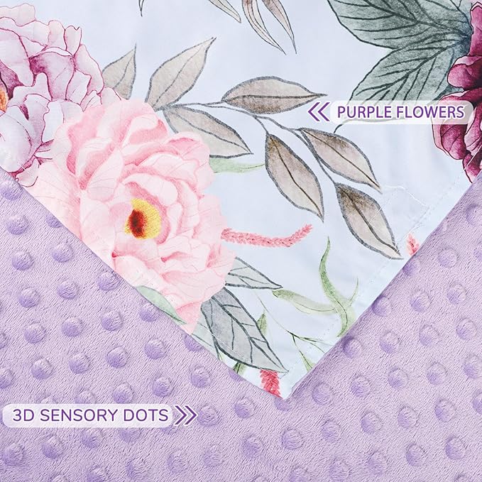Baby Car Seat Cover, Peekaboo Opening Car Seat Canopy for Baby Girls Boys, Mom Nursing Breastfeeding Covers, Blanket for Infant, Pink Purple