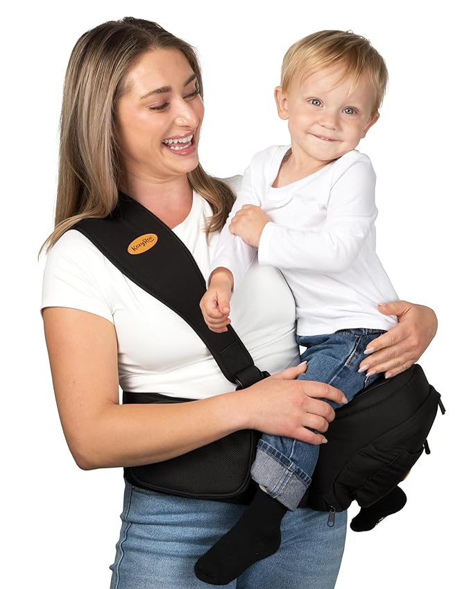 Premium Hip Seat Baby Carrier with Original Flexi-Soft Detachable Shoulder Strap - Safety Certified, Machine Washable, Ergonomic and Adjustable Waist Carrier for Newborns & Toddlers