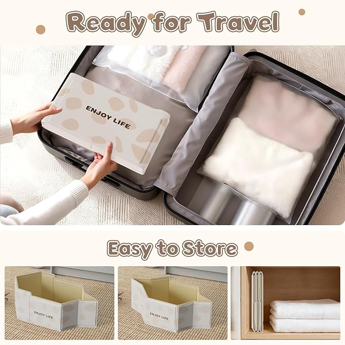 Collapsible Baby Bathtub for Shower, Portable Foldable Toddler Bath Tub with Non-Slip Base, Compact Travel Essentials for Kids & Infants, Easy Storage in Small Spaces, White