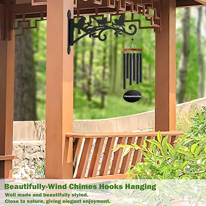 2 Pack Hanging Plant Hanger Outdoor 9-in Hanging Basket Wall Hooks - Heavy Duty Metal Plant Bracket Hook for Flower Baskets,Bird Feeder,Lantern
