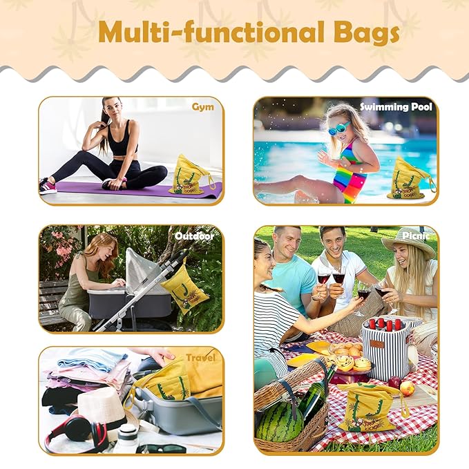 ALVA ALVABABY 3pcs Cloth Diaper Wet Dry Bags Waterproof Reusable with Two Zippered Pockets Travel Beach Pool Daycare Soiled Baby Items Yoga Gym Bag for Swimsuits or Wet Clothes 3L-ZM25A