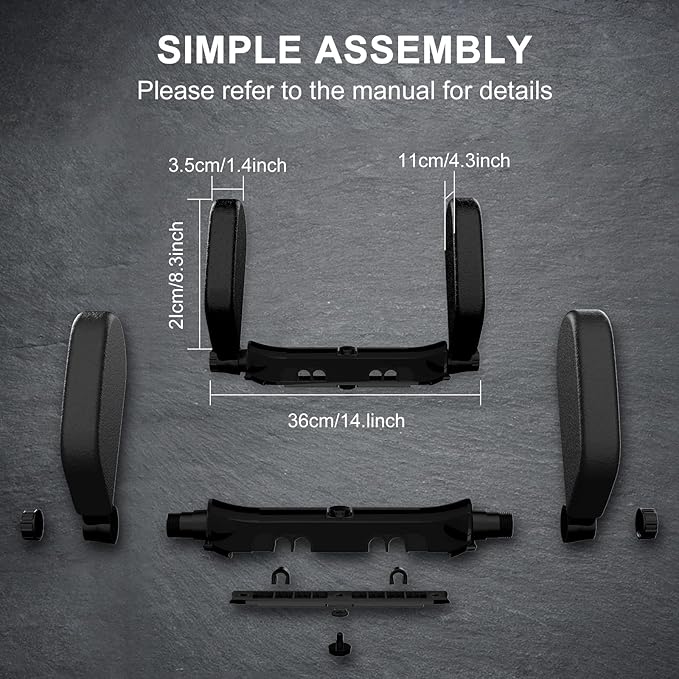 Car Headrest Pillow, Roadpal Adjustable Sleeping Headrest for Car Seat, Head Neck Support Rest Pillows for Kids Adults Travel, Only fit for Car Seat Headrest with Poles-Black