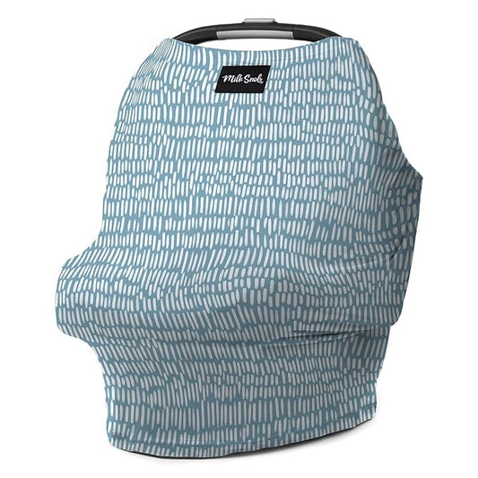 Milk Snob Original 5-in-1 Cover - Nursing Cover for Breastfeeding - Baby Carseat Canopy & Stroller - Essential All-in-One Design - Gift for Mom, Baby (Beck)