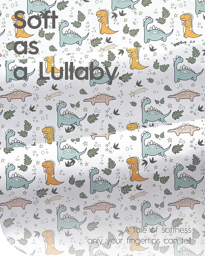 TotBasic Baby Crib Sheets Boy Girl for Standard Crib Mattress - Ultra Soft Jersey Knit Neutral Crib Mattress Sheet, Safe and Snug, Durable, Stylish Crib Sheet Fitted, 28''x52''x9'' Extra Deep Pocket